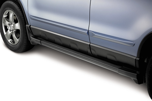 Пороги черные для Honda CR-V 2007-2009