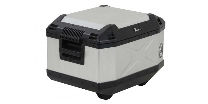 Центральный кофр Hepco&Becker Xplorer 45 л. для мотоцикла Honda (серебристый цвет)
