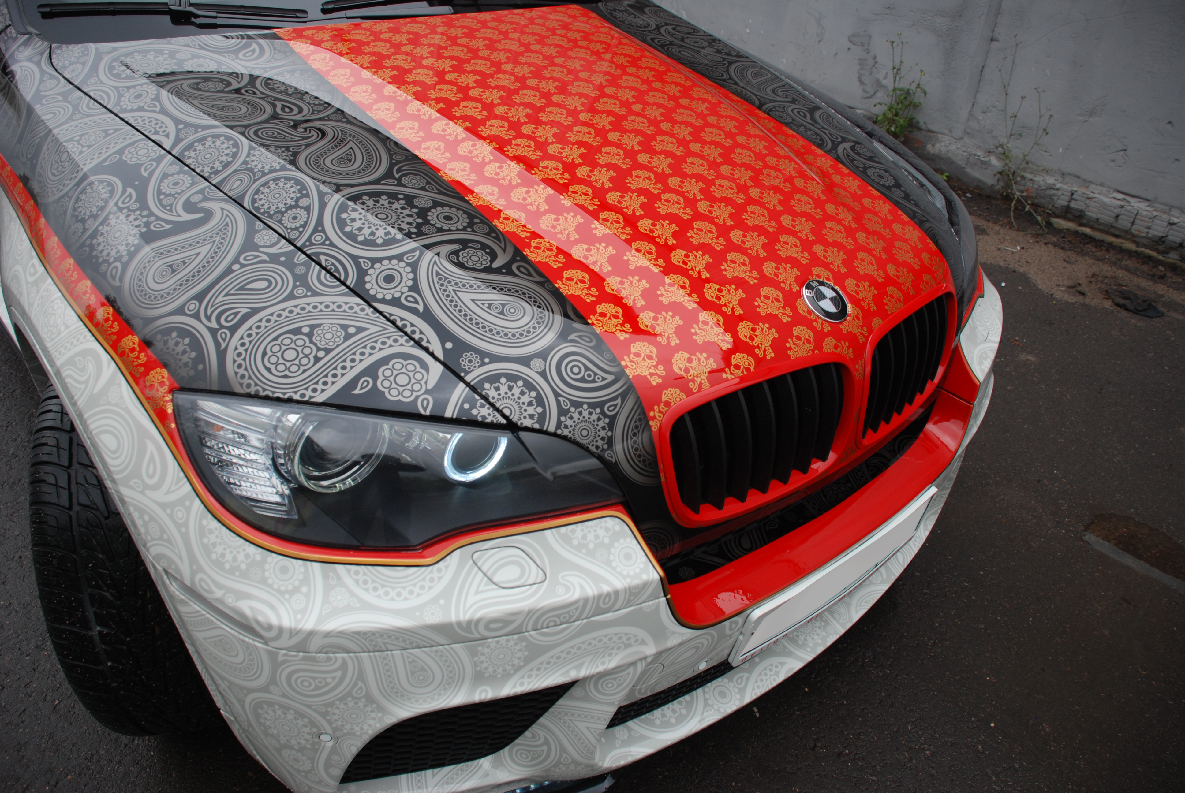 Аэрография BMW X6 