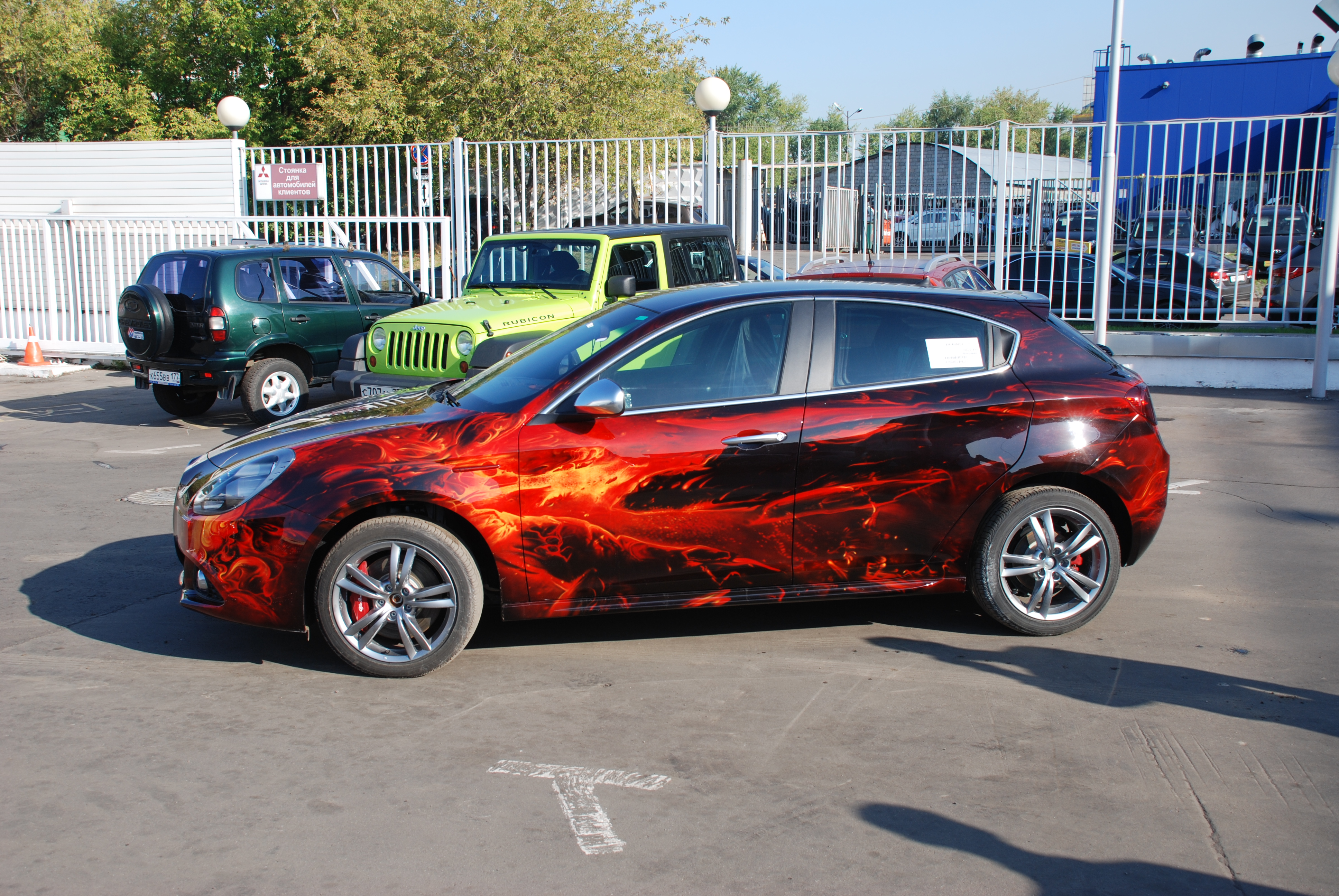 Аэрография Alfa-Romeo 