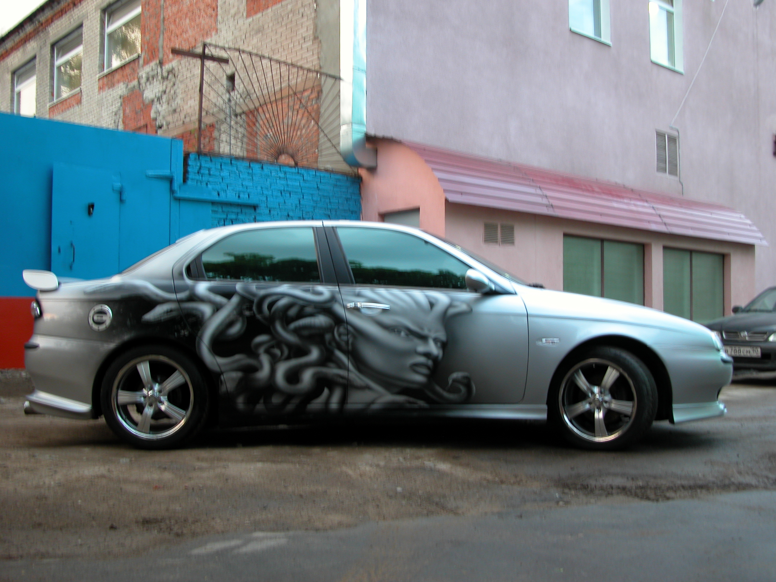 Аэрография Alfa-Romeo 