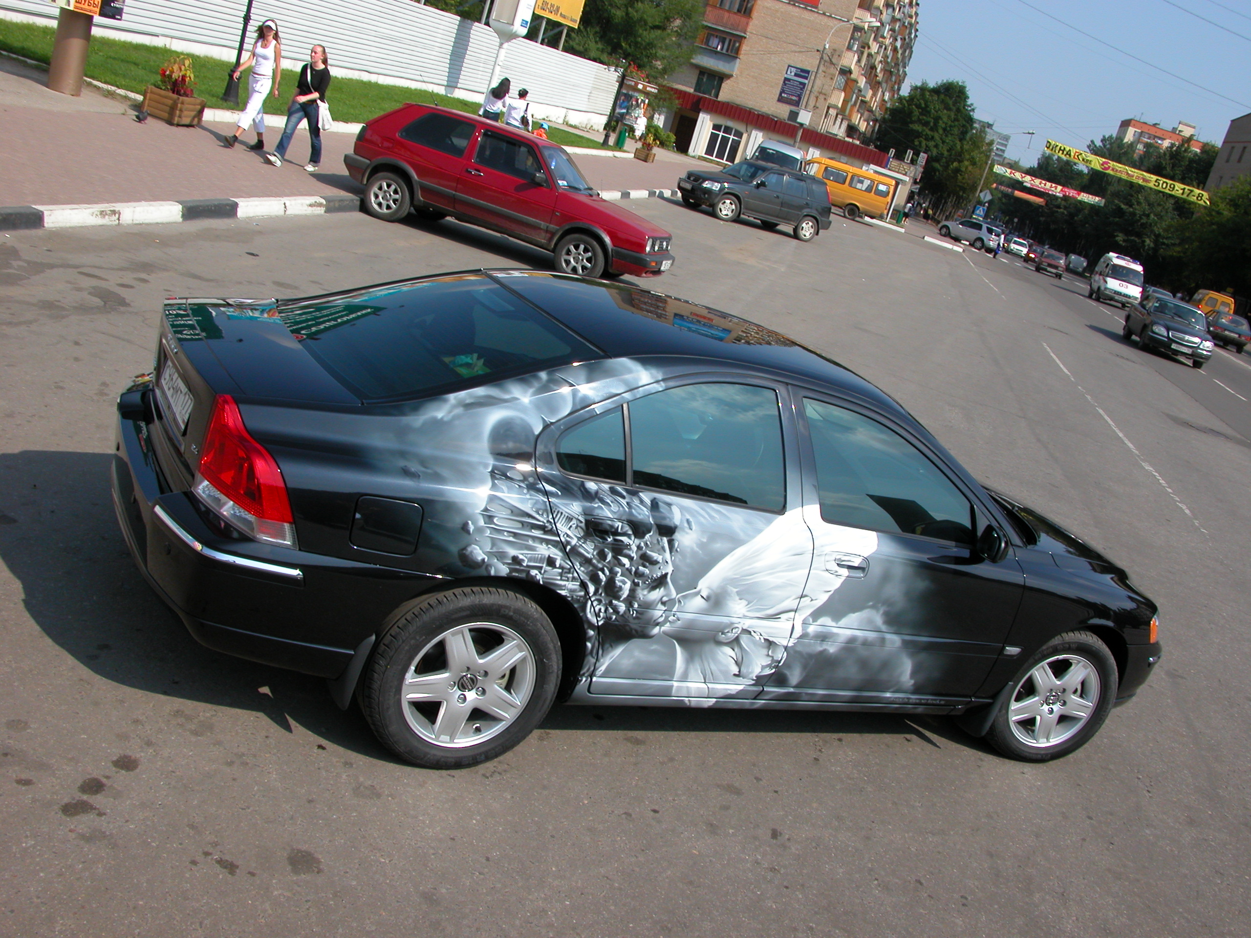 Аэрография Volvo 