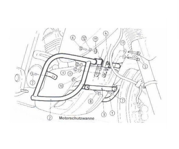 Дуги HEPCO & BECKER для мотоцикла Honda XL650V Transalp 