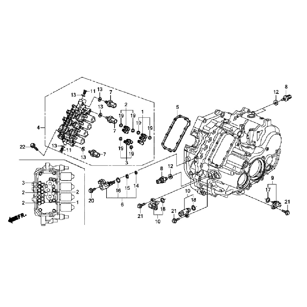 Блок соленоидов Honda Pilot 3
