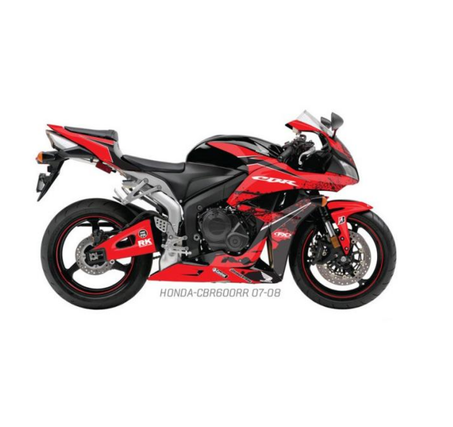 Комплект пластика - обтекателя для мотоцикла Honda CBR600RR 2007-2012