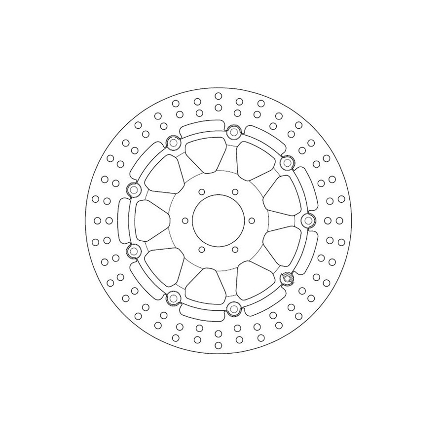 Передний тормозной диск Ferodo для мотоцикла Honda CBR929RR / CBR954RR