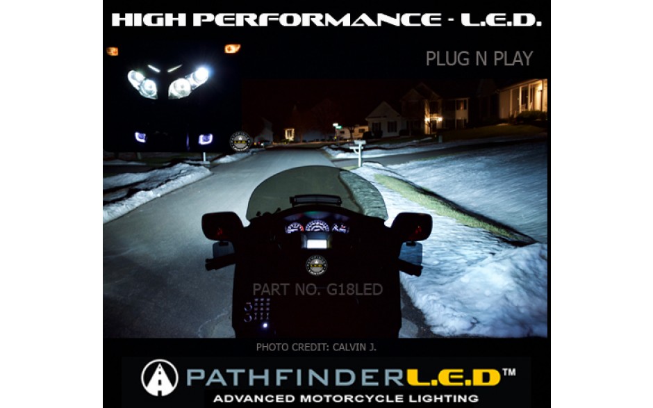 Комплект диодных ламп ближнего света (пара) для Honda GL1800 Gold Wing  G18LED