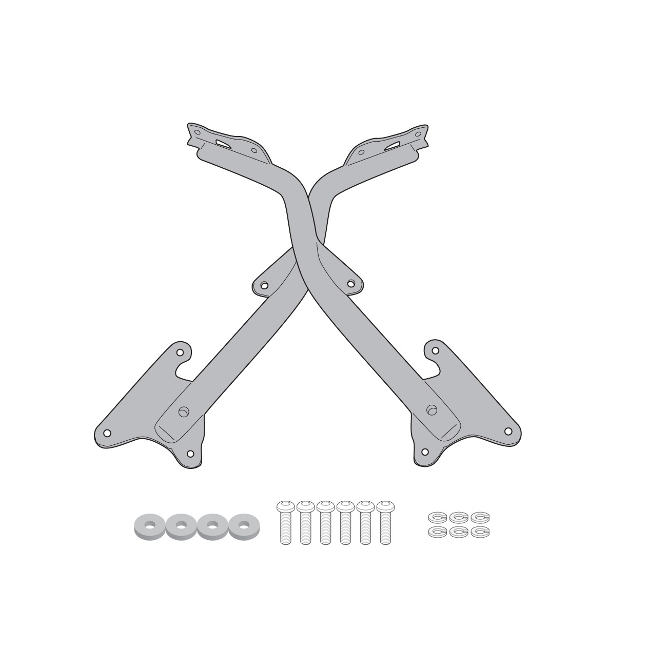 Крепление площадки центрального кофра Givi / Kappa для Honda CRF1100L Africa Twin 2020-