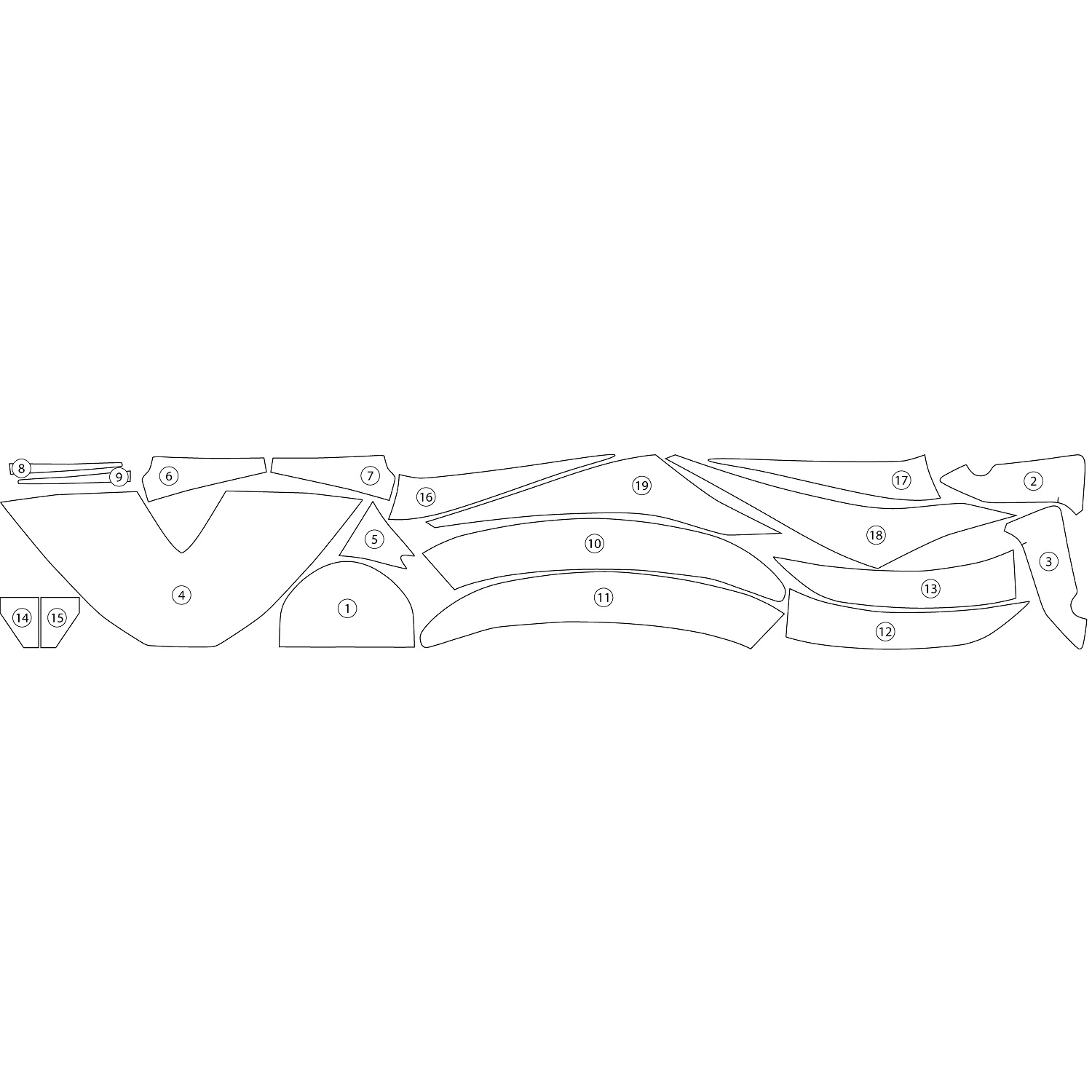 Защитная пленка R&G Racing на мотоцикл Honda CBR1000RR 2012-2016