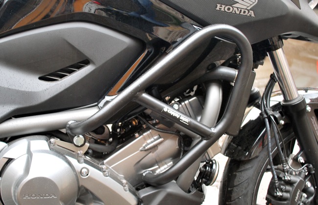 Защитные дуги Crazy Iron для мотоцикла Honda NC700S/X/XD и NC750S/X/XD (3 точки опоры)