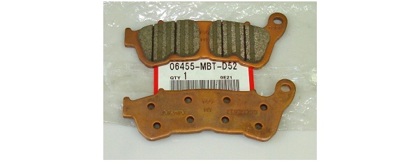 Оригинальные передние тормозные колодки для мотоцикла Honda (06455MBTD53)