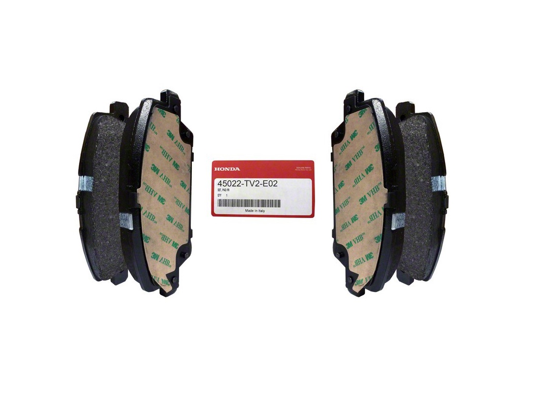 Оригинальные передние тормозные колодки Civic 5D 9 поколения Honda 45022TV2E02 (45022-TV2-E02)