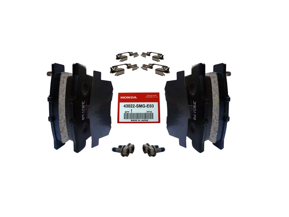 Оригинальные задние тормозные колодки Civic 5d, Civic Type R  43022SMGE01 (43022-SMG-E01)