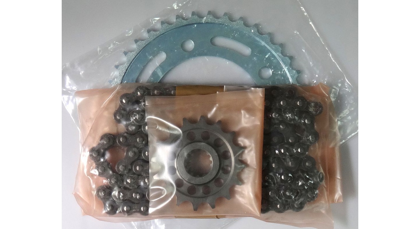 Оригинальный комплект из цепи и звёзд Honda NC700 DCT (06406-MGS-D71)