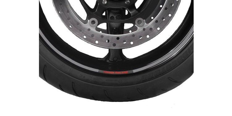 Комплект оригинальных наклеек на обод колеса HONDA 08F84MFJ860A (08F84-MFJ-860A) (серебро)