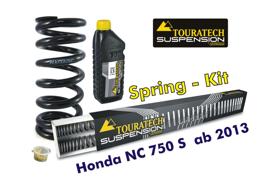 Комплект прогрессивных пружин Touratech в вилку и задний амортизатор (Стандартная высота) для мотоцикла Honda NC750S