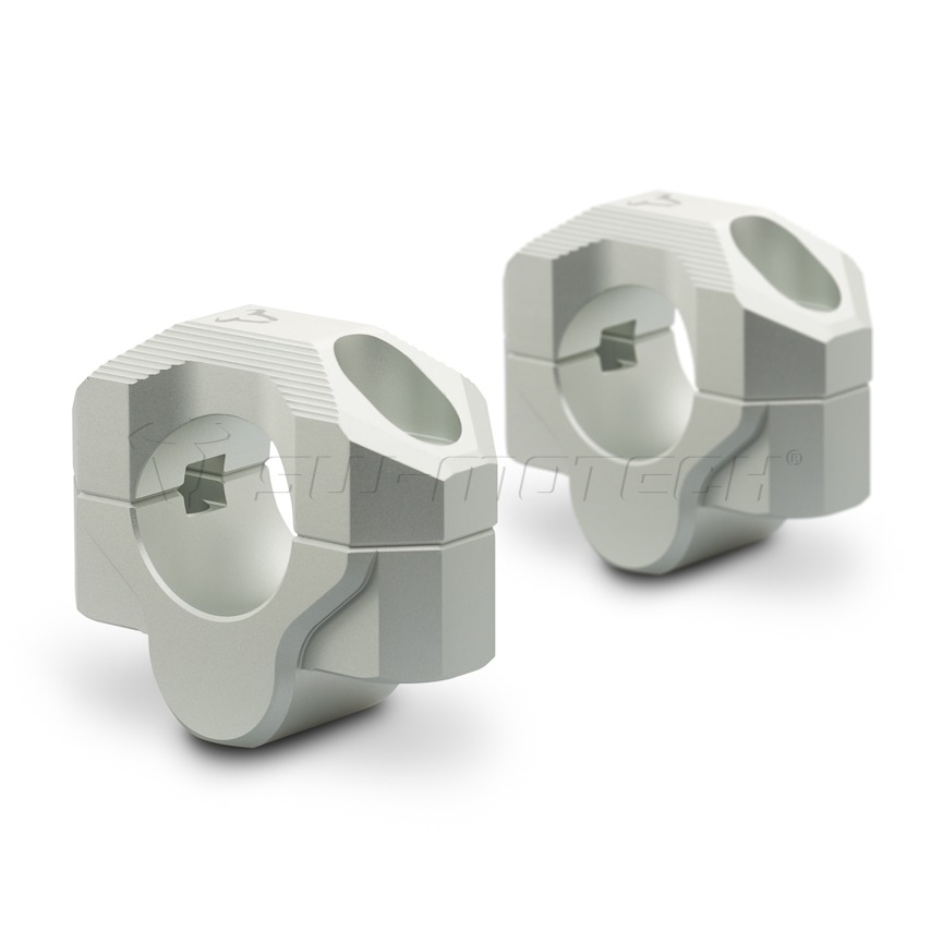 Проставки руля SW-Motech для мотоцикла Honda (∅ 28 мм, высота 20 мм, серебро)