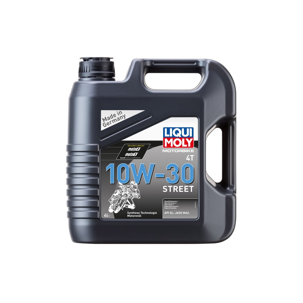 Масло моторное (HC-синтетика) Liqui moly Motorbike 4T Street 10W-30