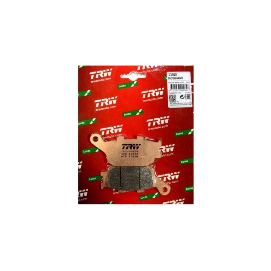Колодки тормозные задние TRW MCB634SH