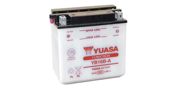 Оригинальная аккумуляторная батарея Yuasa YB16B-A 31500MB6671 (31500-MB6-671)