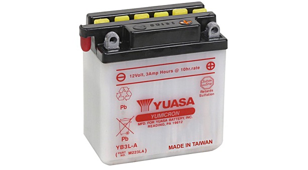 Оригинальная аккумуляторная батарея Yuasa YB3L-A 31500MC4671 (31500-MC4-671)   