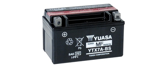 Оригинальная аккумуляторная батарея Yuasa YTX7A-BS 31500HB7676 (31500-HB7-676)