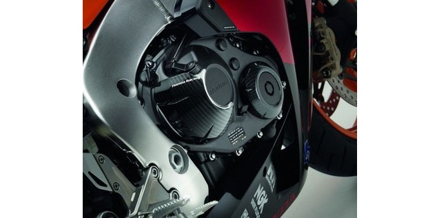 Оригинальная карбоновая накладка на крышку сцепления двигателя мотоцикла Honda 08F48MFL800Z (08F48-MFL-800Z) (для версий с ABS)