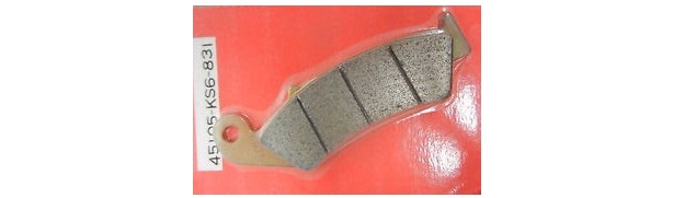 Оригинальная колодка тормозная передняя для мотоцикла HONDA 45105KS6831 (45105-KS6-831)