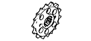 Оригинальная ведущая звезда HONDA 23801MJ4000 (23801-MJ4-000) 