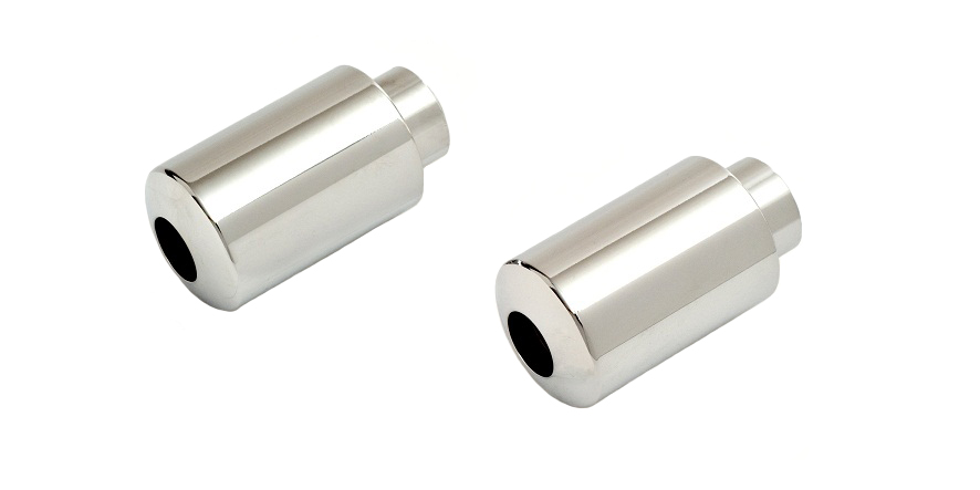 Оригинальные хромированные грузики руля для мотоцикла Honda CTX1300 '14-'16 08F73MJND00 (08F73-MJN-D00)