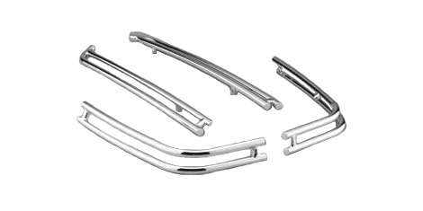 Оригинальные хромированные накладки боковых кофров мотоцикла Honda GL1800 Gold Wing '01-'11 08P52MCA800 (08P52-MCA-800)