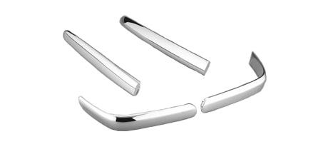 Оригинальные хромированные накладки боковых кофров мотоцикла Honda GL1800 Gold Wing '01-'11 08P76MCA800 (08P76-MCA-800)