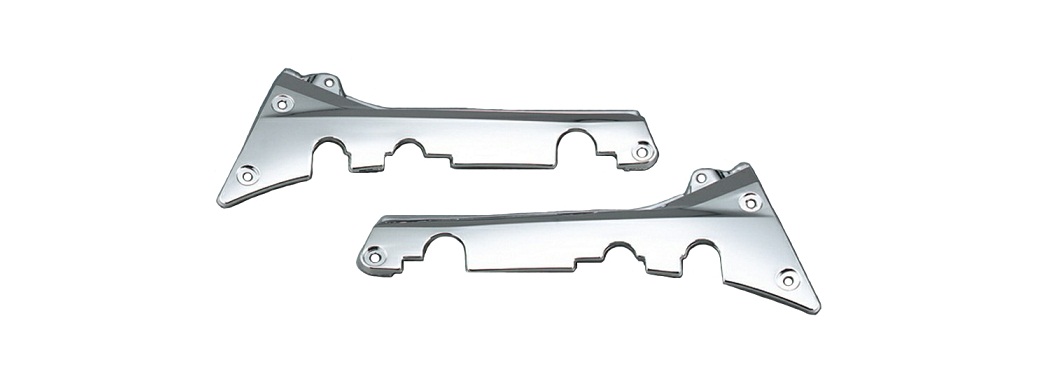 Оригинальные хромированные накладки кронштейнов пассажирских подножек мотоцикла Honda GL1800 Gold Wing '01-'16 08F86MCA800F (08F86-MCA-800F)