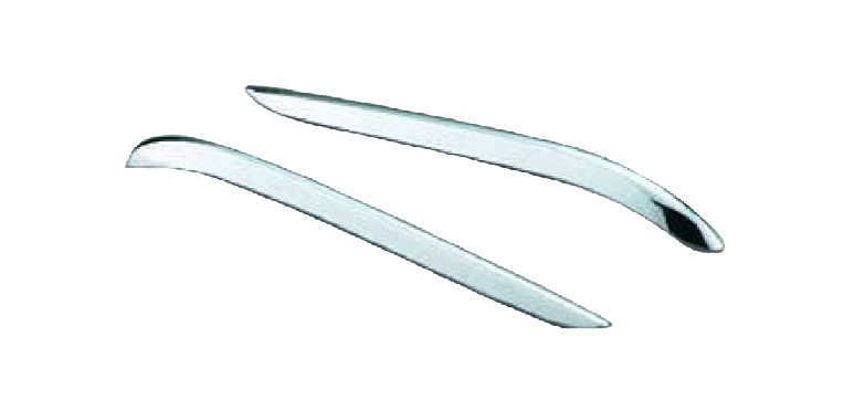 Оригинальные хромированные накладки на боковые обтекатели (жабры) мотоцикла Honda GL1800 Gold Wing '01-'11 08F86MCA801H (08F86-MCA-801H)