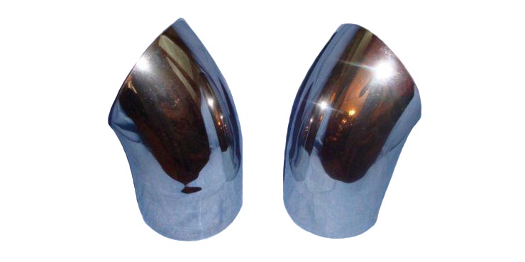 Оригинальные хромированные насадки на глушители для мотоцикла Honda GL1800 Gold Wing '05-'10 08F88MCA800 (08F88-MCA-800)