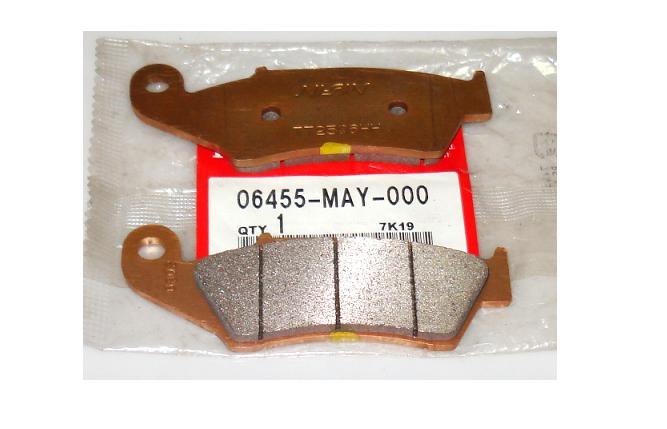 Оригинальные колодки тормозные передние для мотоцикла HONDA 06455MAY000 (06455-MAY-000)