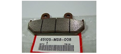 Оригинальные колодки тормозные передние для мотоцикла HONDA 45105MS8008 (45105-MS8-008)
