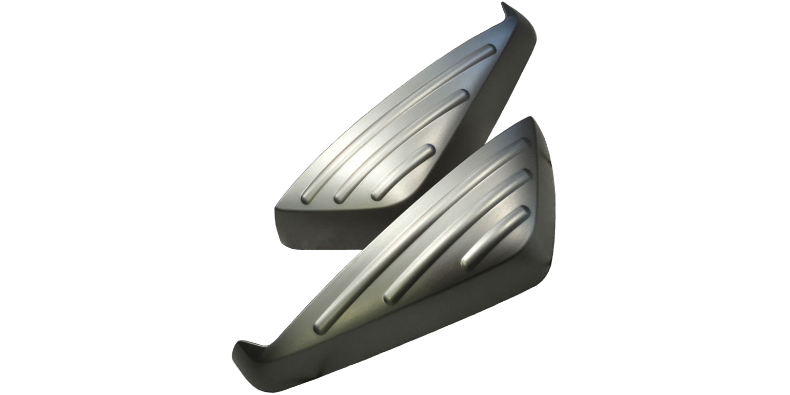 Оригинальные нижние накладки боковых кофров для мотоцикла Honda XL1000V/VA Varadero '07-'11 08P69MBT800B (08P69-MBT-800B)