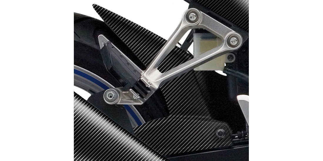 Оригинальный хаггер с защитой цепи Honda 08F63KYJ800 (08F63-KYJ-800) (под карбон)