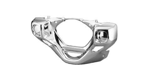 Оригинальный хромированный нижний обтекатель (плуг) для мотоцикла Honda GL1800 Gold Wing '01-'10 08F81MCA801 (08F81-MCA-801)