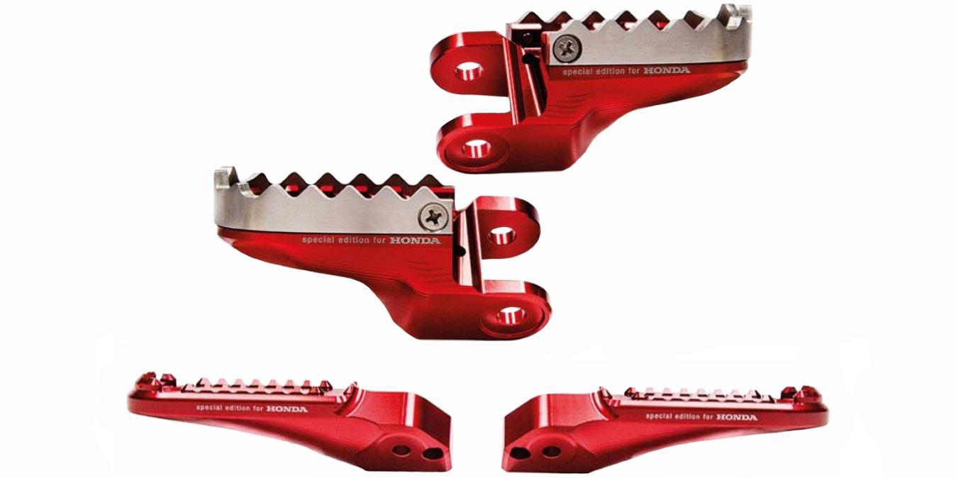 Оригинальный комплект подножек Rizoma для мотоцикла Honda CRF1000L Africa Twin 08ESYMJPR816 (08ESY-MJP-R816)