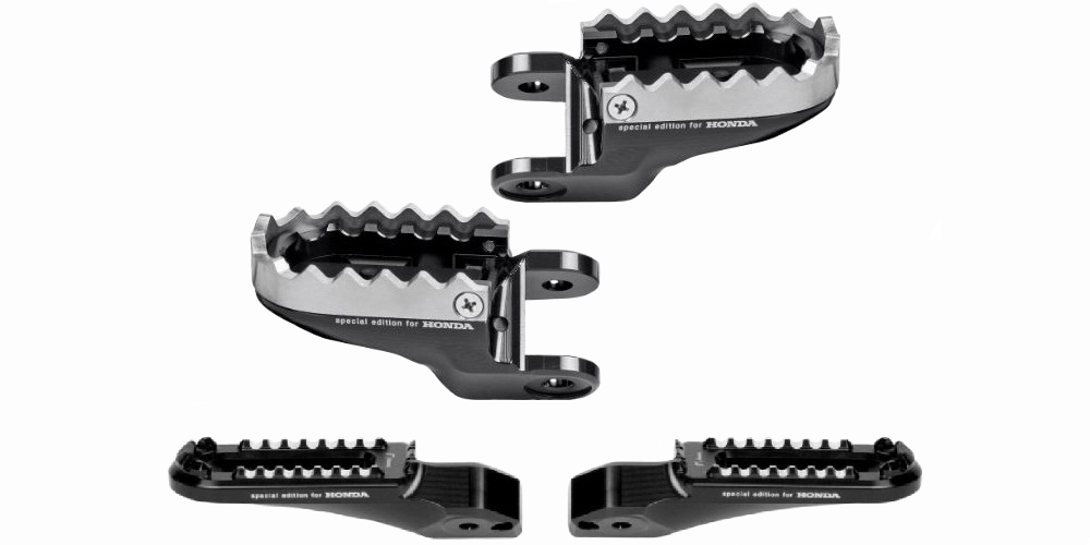 Оригинальный комплект подножек Rizoma для мотоцикла Honda CRF1000L Africa Twin 08ESYMJPR827 (08ESY-MJP-R827)