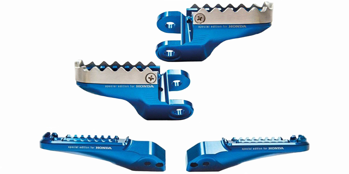 Оригинальный комплект подножек Rizoma для мотоцикла Honda CRF1000L Africa Twin 08ESYMJPR838 (08ESY-MJP-R838)