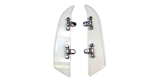 Оригинальный комплект высоких дефлекторов ветрового стекла для мотоцикла Honda GL1800 Gold Wing '01-'11 08R80MCA800H (08R80-MCA-800H)