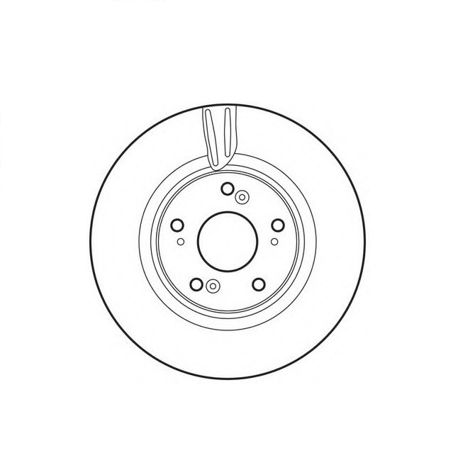Оригинальный передний тормозной диск Honda Accord VIII 2.0 45251TL1G00 (45251-TL1-G00)