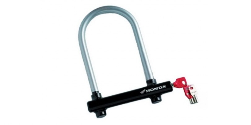 Оригинальный противоугонный замок U-Lock 123/217 на колесо мотоцикла Honda 08M53MEE800 (08M53-MEE-800)