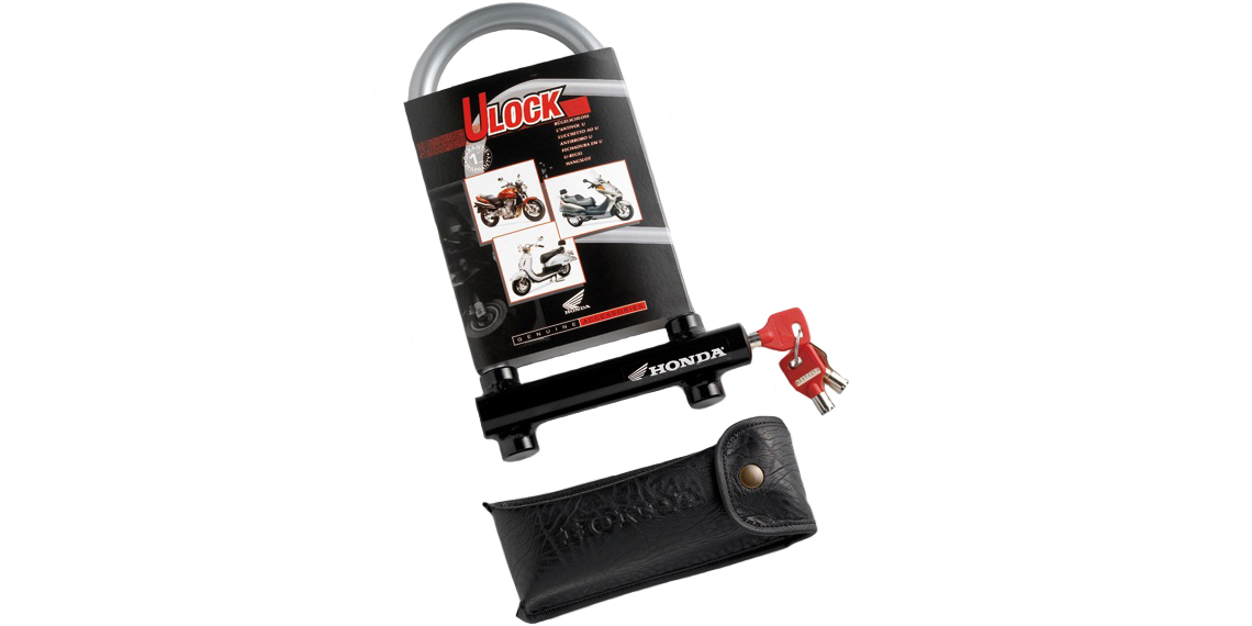 Оригинальный противоугонный замок U-Lock 120/340 на колесо мотоцикла Honda 08M53KAZ800 (08M53-KAZ-800)