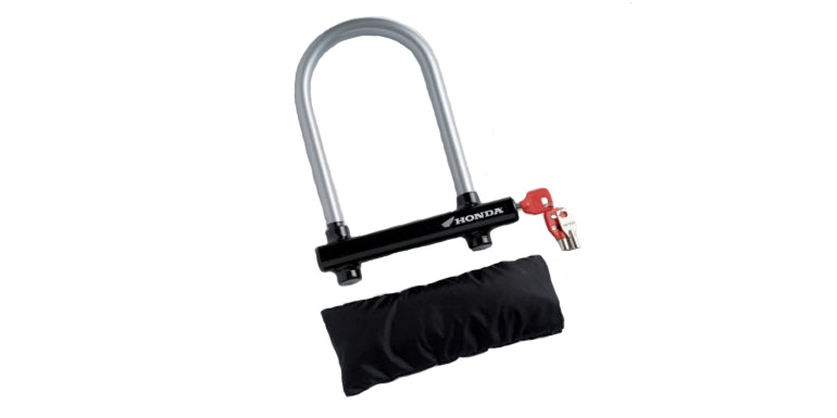 Оригинальный замок U-Lock 123/217 на диск колеса мотоцикла Honda 08M53MFL800 (08M53-MFL-800)