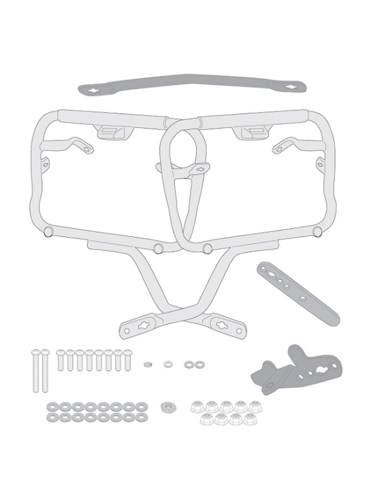 Крепление боковых кофров Givi / Kappa для Honda NC700 NC750 2021-2023