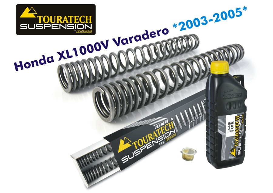 Прогрессивные пружины Touratech в вилку (Стандартная высота, без ABS) для мотоцикла Honda XL1000V Varadero